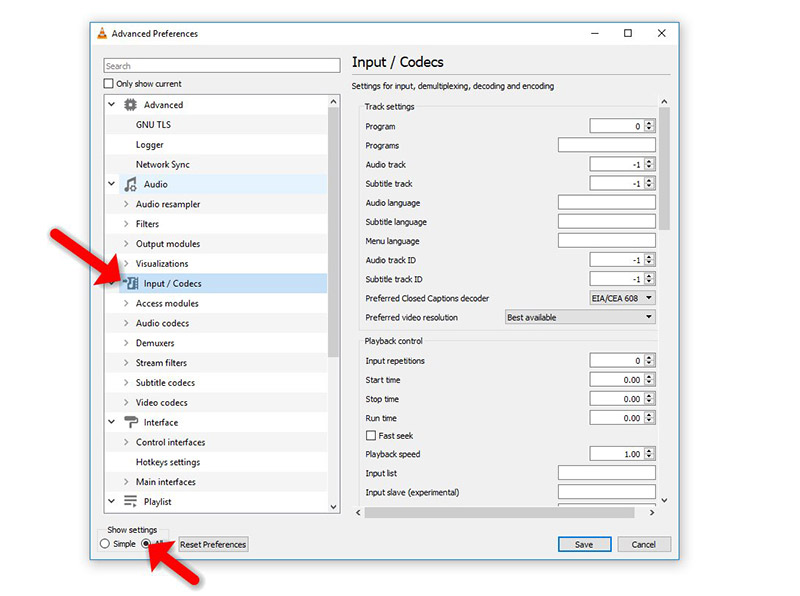 optimize VLC for IPTV