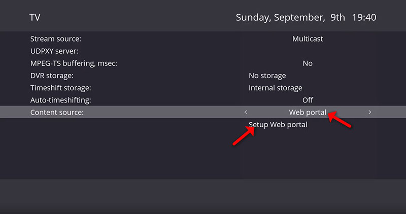 How to setup IPTV on TVIP Box