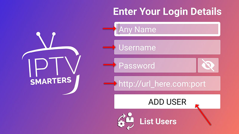 Comment configurer l'IPTV sur IPTV Smarters Pro