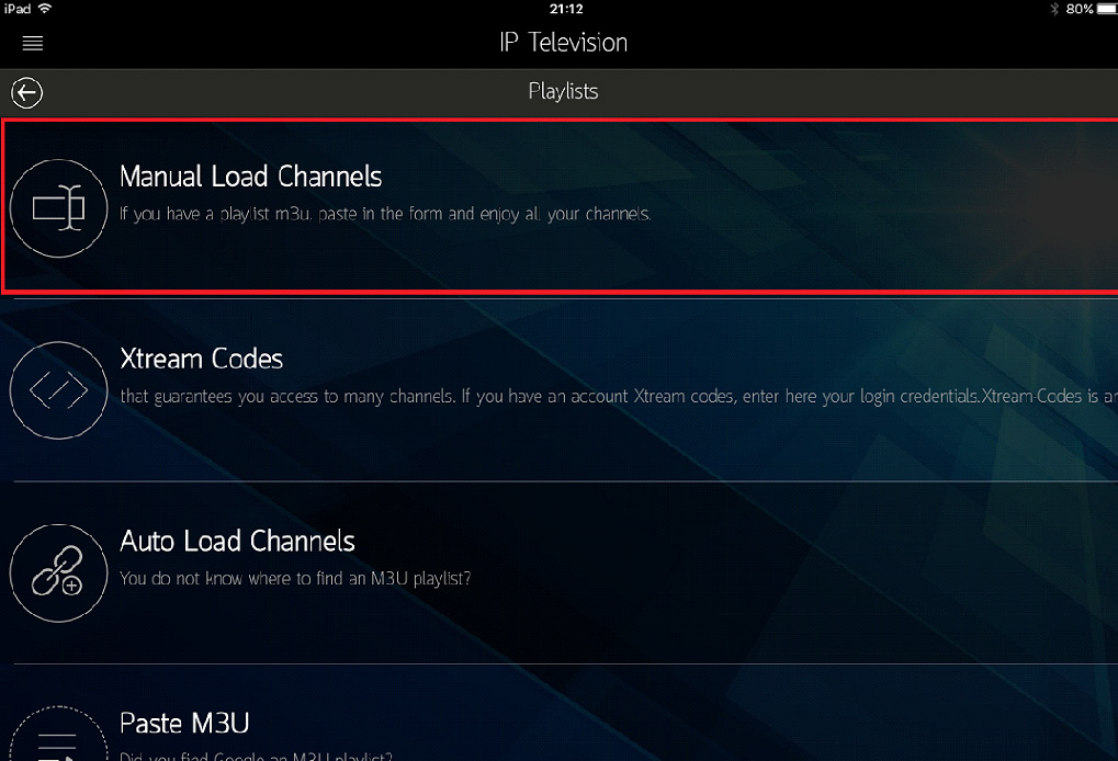 How to setup IPTV on IP Television App