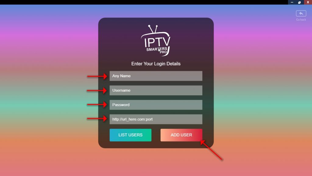 How to setup IPTV on IPTV Smarters in computer